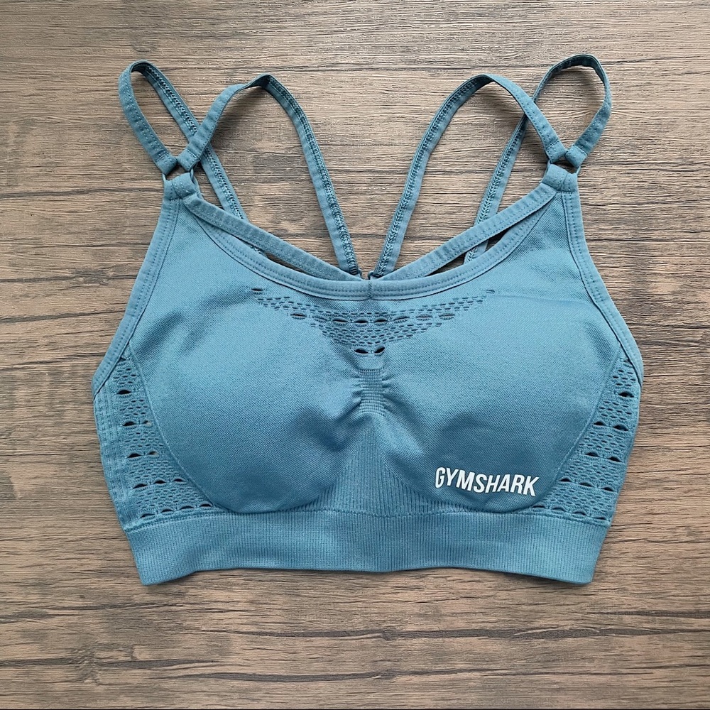Energy+Seamless Sports Bra in Blue Stone